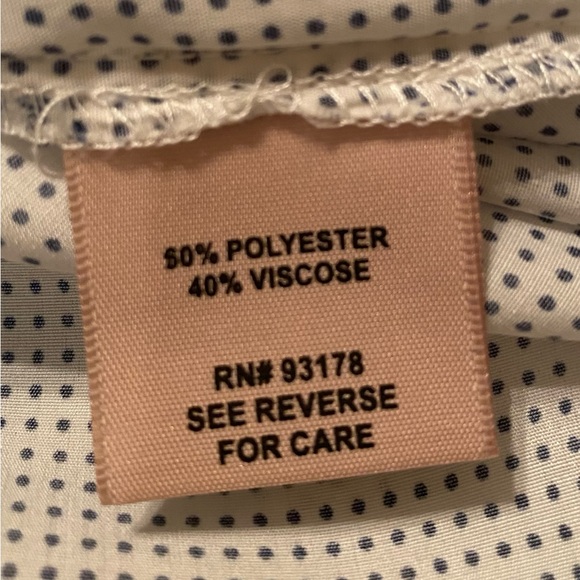 Philosophy Oversize Black and White Dotted Button Up Long Sleeve Top Size XS - Picture 5 of 7